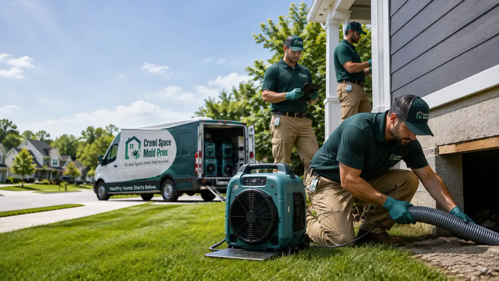 Crawl Space Mold Removal in Earlville, IA
